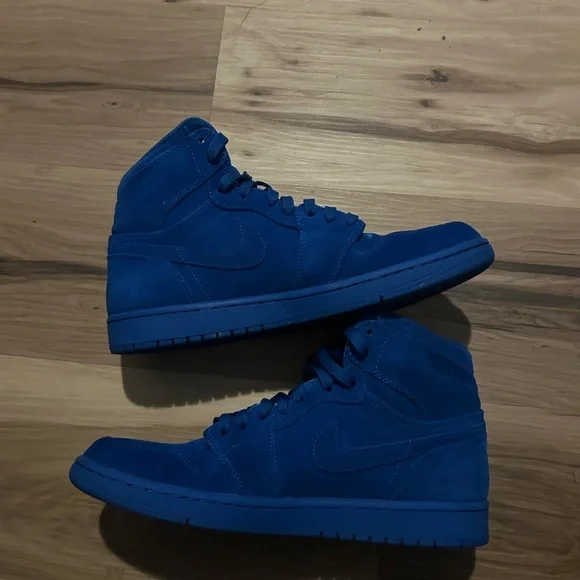 Jordan 1 blue suede - Picture 2 of 4